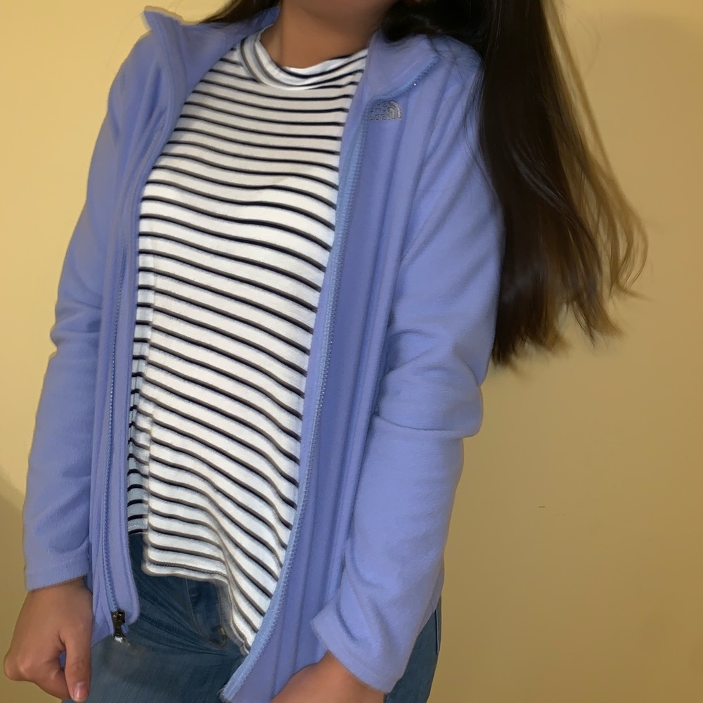 Lavender north face jacket